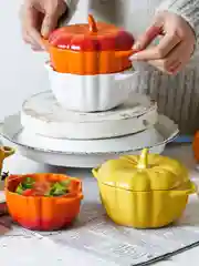 Белый форма для запекания Repast Pumpkin 240 мл 13х10,5х5 см