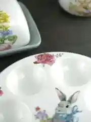 Белый подставка для 6 яиц Repast Happy Easter 18*2 см