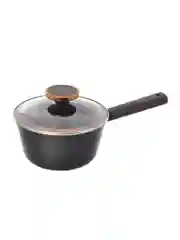 Черный ковш со стеклянной крышкой Neoflam Noblesse 1.9 л, 18 см