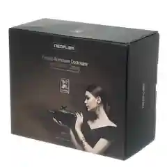 Черный кастрюля со стеклянной крышкой Neoflam Noblesse 4,8 л, 24 см