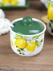Сахарница с ложкой REPAST Лимоны и оливки 9.8*9.6