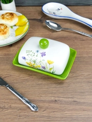 Маслёнка с крышкой REPAST Полевые цветы 17*12,5*8,3 см