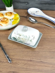 Маслёнка с крышкой REPAST Розы 17*12,5*8,3 см