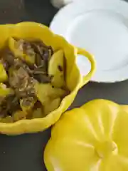 Желтый форма для запекания Repast Pumpkin 1 л жёлтая
