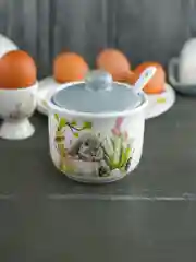 Серебряный сахарница с ложкой Repast Sweet Bunny 9.8*9.8*9.6