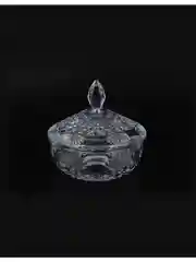 Прозрачный конфетница с крышкой 15 см Crystalite Bohemia VEGA-NOVA