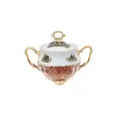 Кофейный сервиз Repast Охота красная Мария-тереза 15 предметов на 6 персон