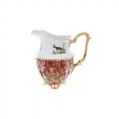 Кофейный сервиз Repast Охота красная Мария-тереза 15 предметов на 6 персон