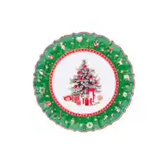 Белый блюдо круглое Repast Green 30*30*1.8 см