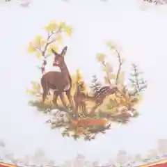 Блюдо овальное Repast Охота красная Мария-тереза 28 см