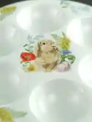 Светло-бежевый подставка для 6 яиц Repast Honey Bunny 18*2 см