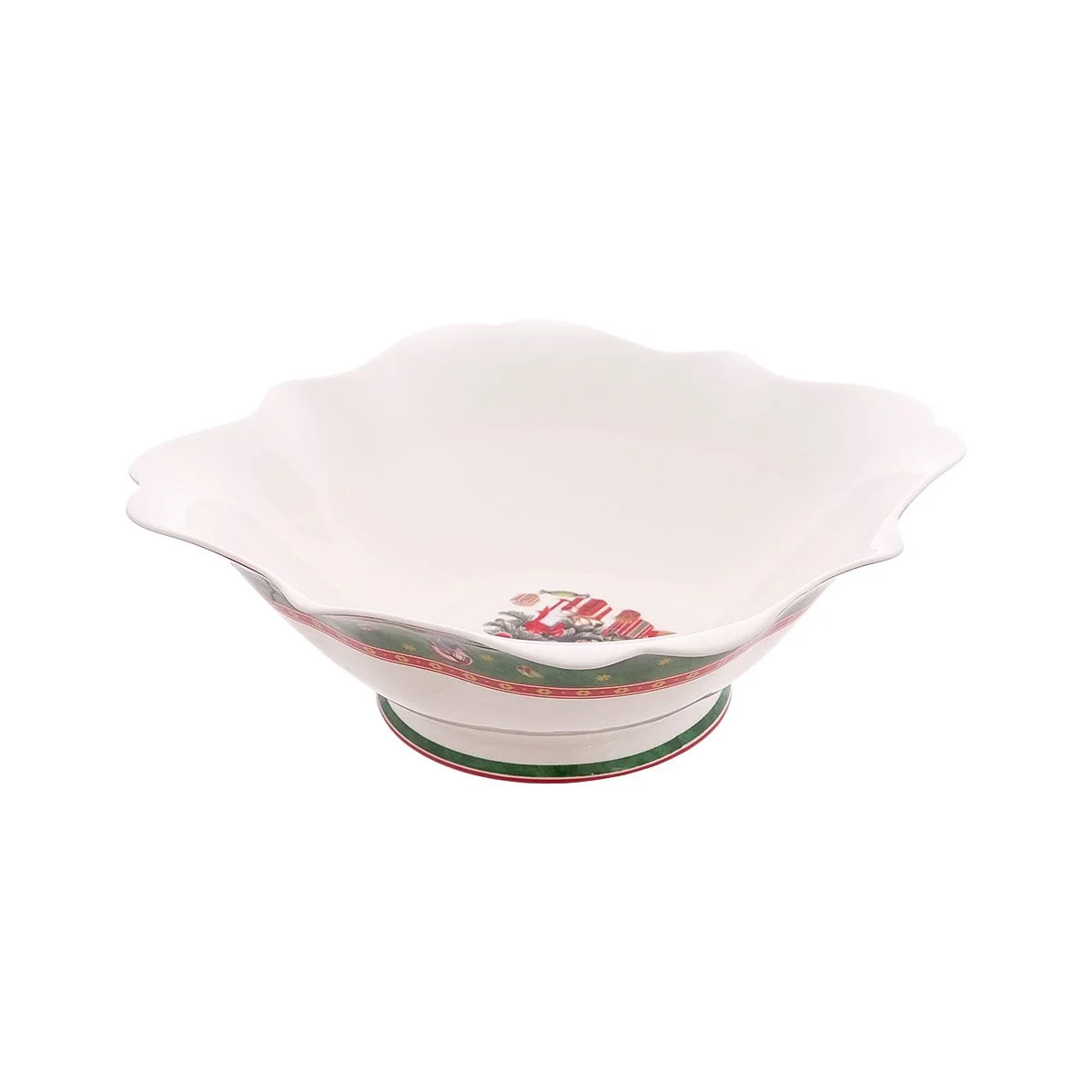 Белый салатник квадратный Repast Green 24*24*8.7 см