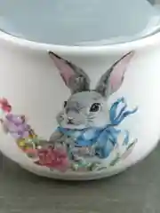 Белый сахарница с ложкой Repast Happy Easter 9.8*9.8*9.6