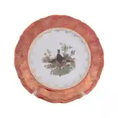 Блюдо круглое Repast Охота красная Мария-тереза 33 см