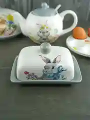 Белый маслёнка с крышкой Repast Happy Easter 17*12,5*8,3 см