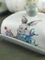 Белый маслёнка с крышкой Repast Happy Easter 17*12,5*8,3 см
