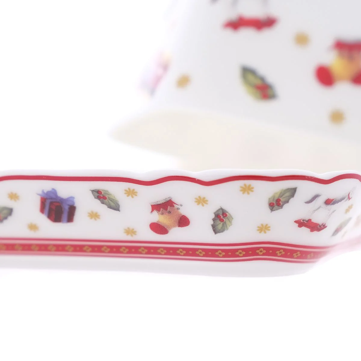Белый маслёнка с крышкой Repast Red toys 17*12*2.6 см крышка 13.8*8.8*7.4 см