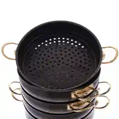 Черный мантоварка с а/п покрытием Repast Elite Royal Silver 5,8 л 30 см чёрный