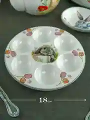 Серый подставка для 6 яиц Repast Sweet Bunny 18*2 см