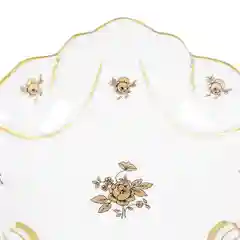 Блюдо овальное Queen's Crown Золотая роза 35 см