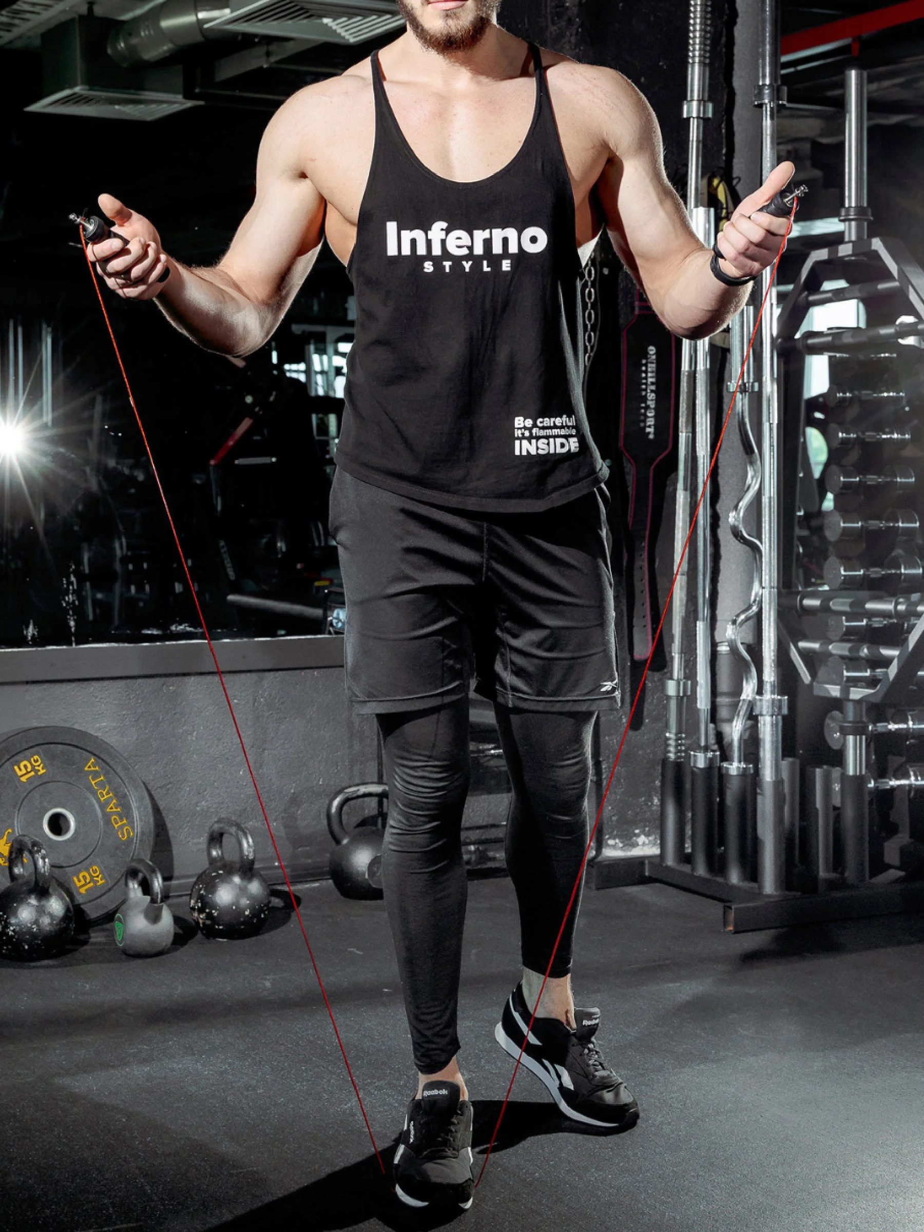 Скакалка для фитнеса Shark Fit, скоростная скакалка, со стальным тросом