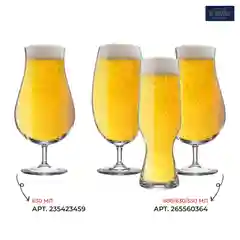 Прозрачный набор бокалов для пива Crystalite Bohemia BeerCraft 630 мл 2 шт.