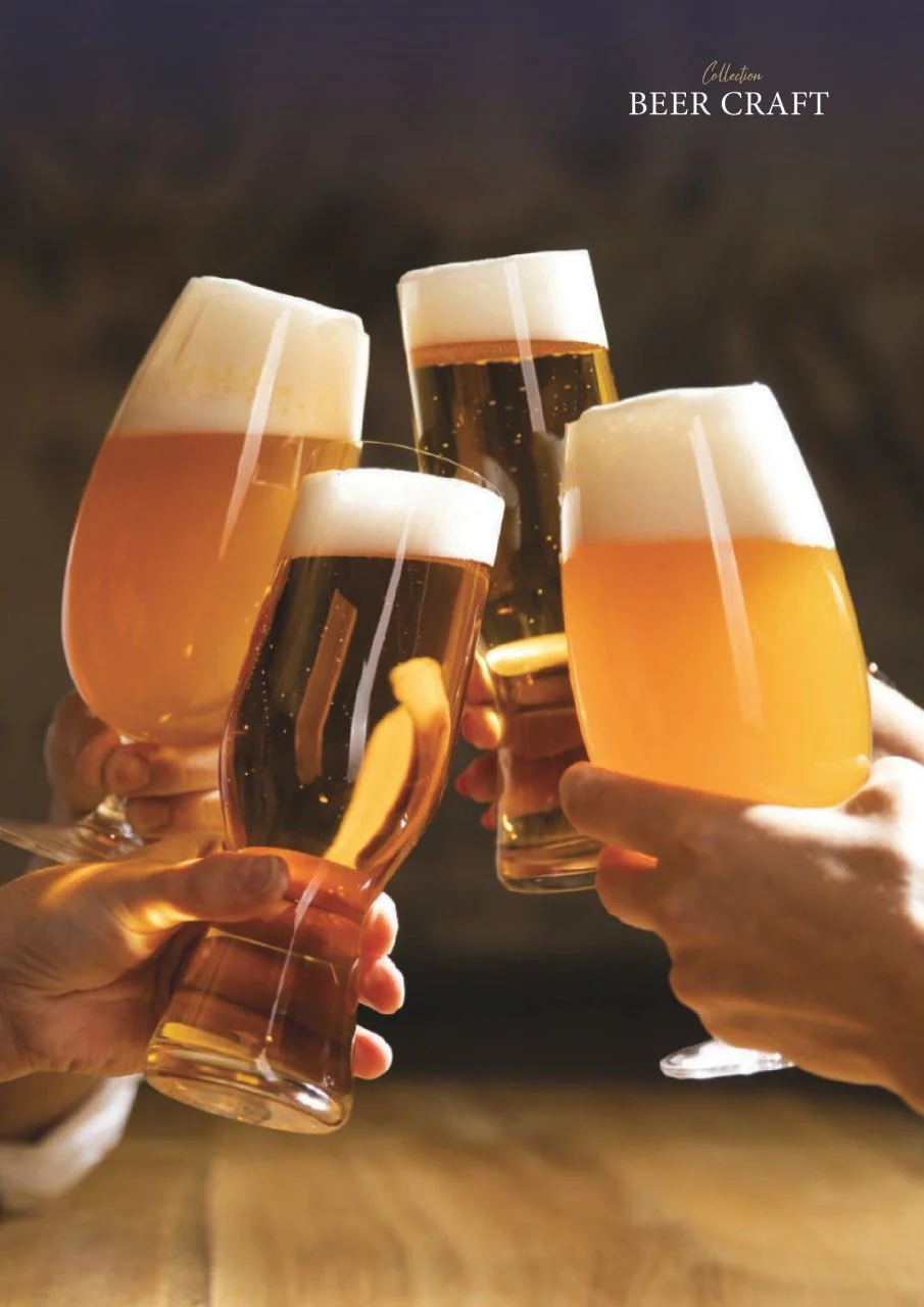 Прозрачный набор бокалов для пива Crystalite Bohemia BeerCraft 630 мл 2 шт.
