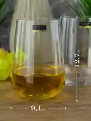 Прозрачный набор стаканов для воды напитков Crystalite Bohemia Ardea/Amundsen 470 мл (6 шт)