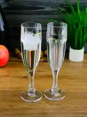 Прозрачный набор фужеров для шампанского "Сафари", 100 мл, 6 шт