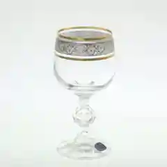 Набор бокалов Bohemia Клаудия Панто Платина 150мл (6 шт)