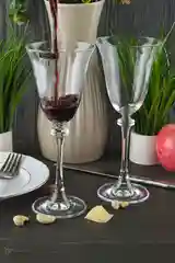 Прозрачный набор фужеров для вина Crystalite Bohemia Asio/Alexandra 185 мл (6 шт)