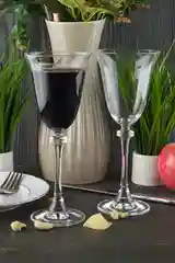 Прозрачный набор фужеров для вина Crystalite Bohemia Asio/Alexandra 185 мл (6 шт)