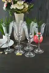 Прозрачный набор фужеров для вина Crystalite Bohemia Asio/Alexandra 185 мл (6 шт)