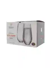 Прозрачный набор стаканов для воды Crystalite Bohemia COLUMBA OPTIC 580 мл (6 шт)