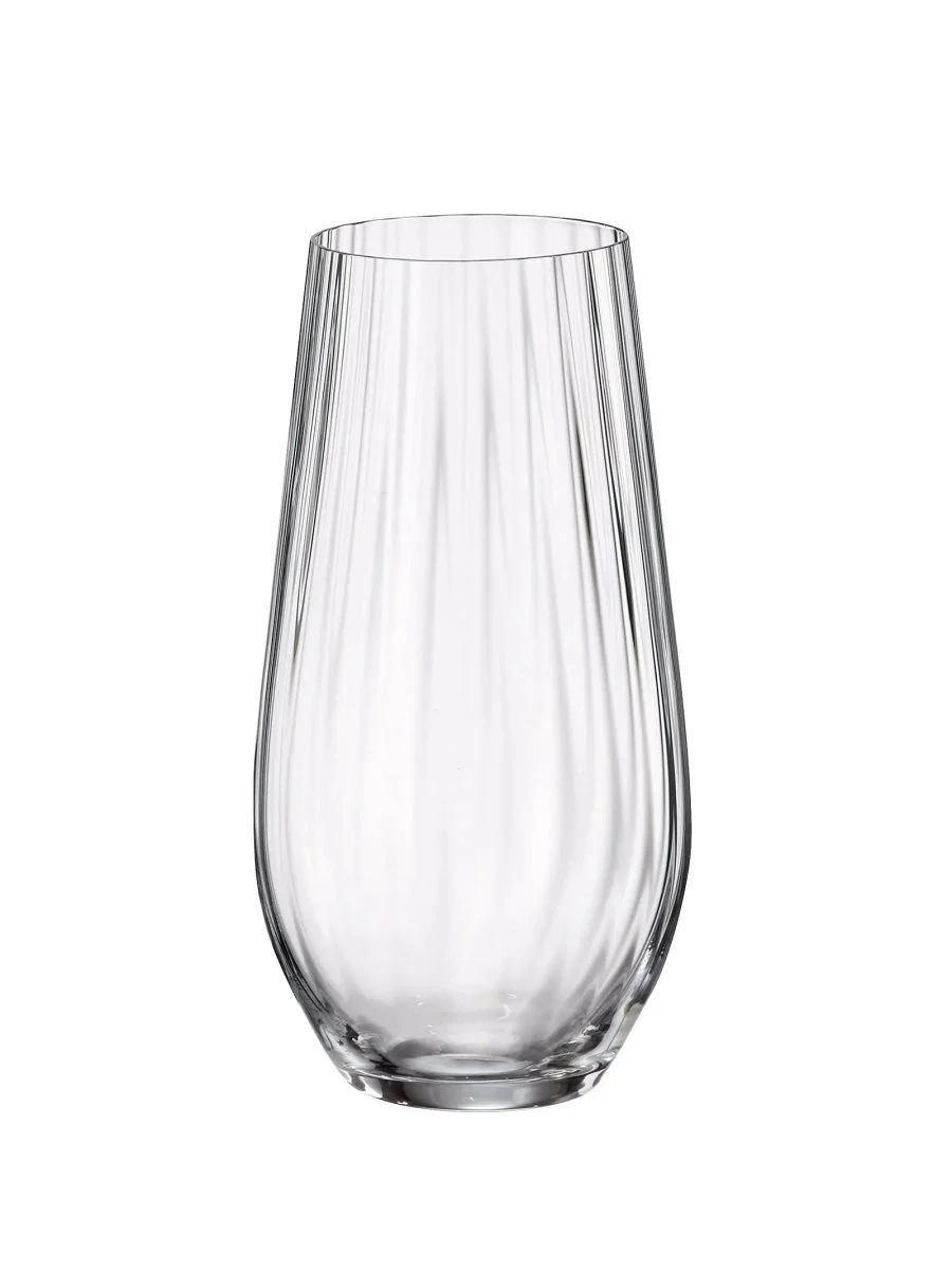 Прозрачный набор стаканов для воды Crystalite Bohemia COLUMBA OPTIC 580 мл (6 шт)