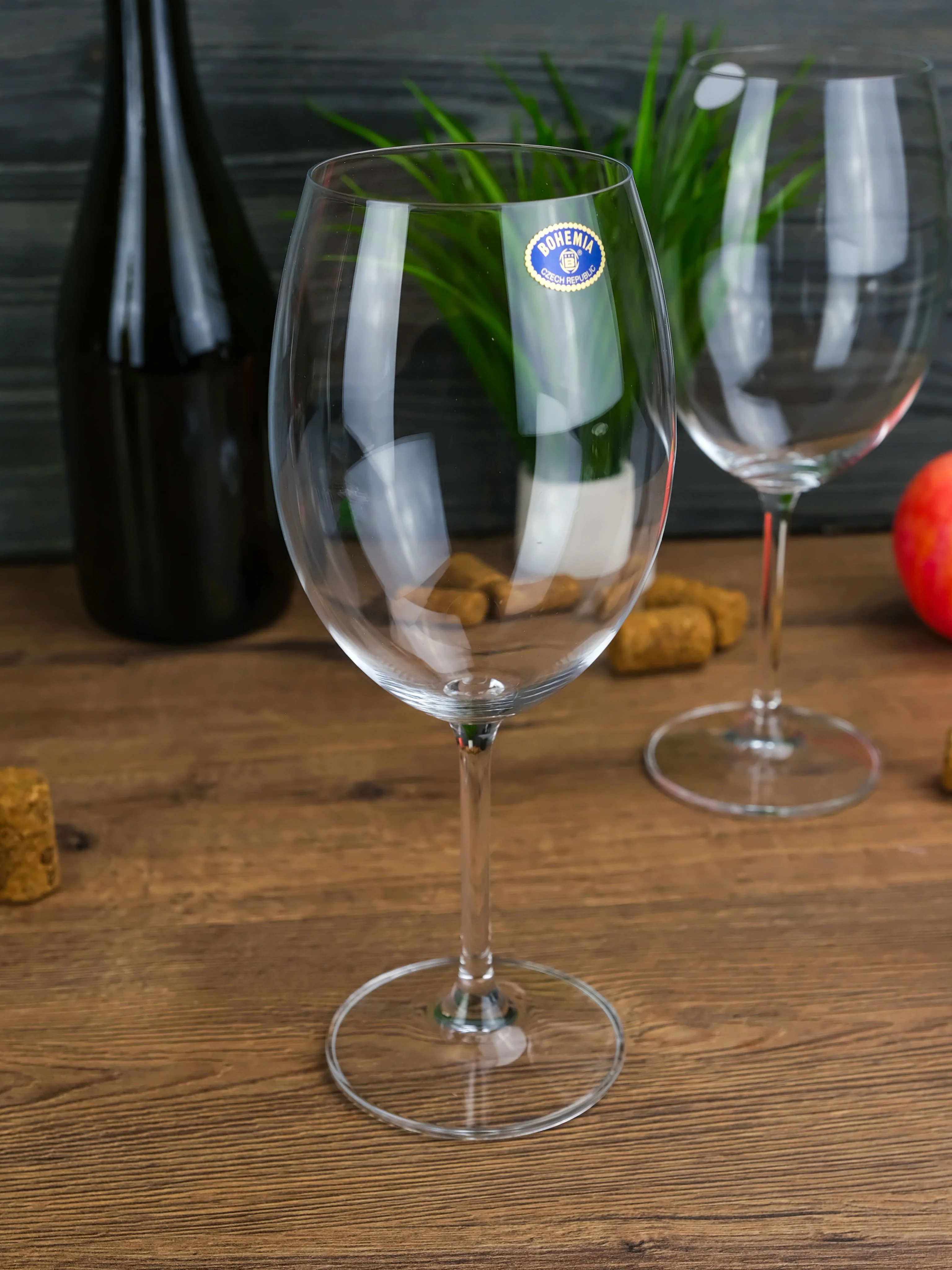 Прозрачный набор бокалов для вина Crystalite Bohemia Colibri/Gastro 580 мл (6 шт)