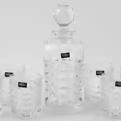 Прозрачный набор для виски Crystalite Bohemia Diamond, 7 предметов