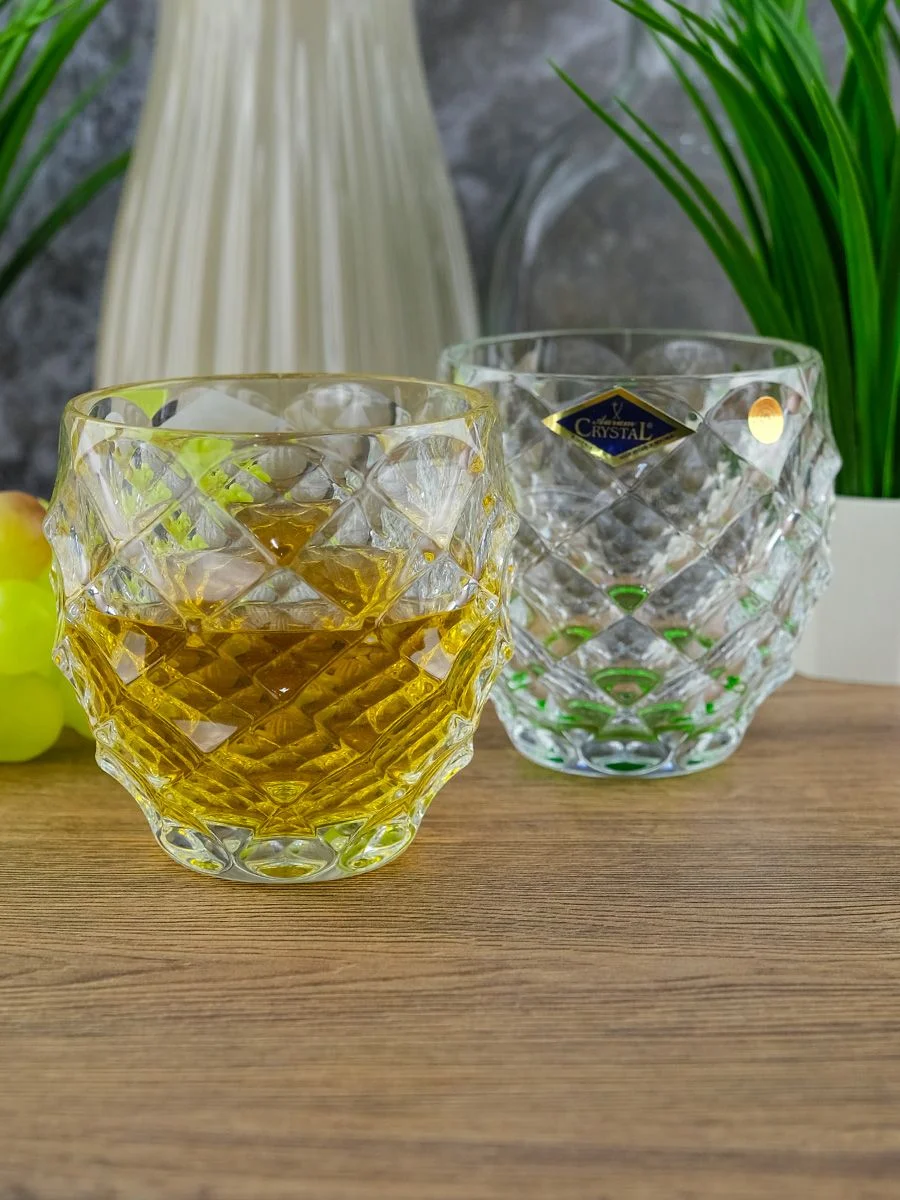 Прозрачный набор стаканов ассорти Aurum Crystal Morres 340 мл