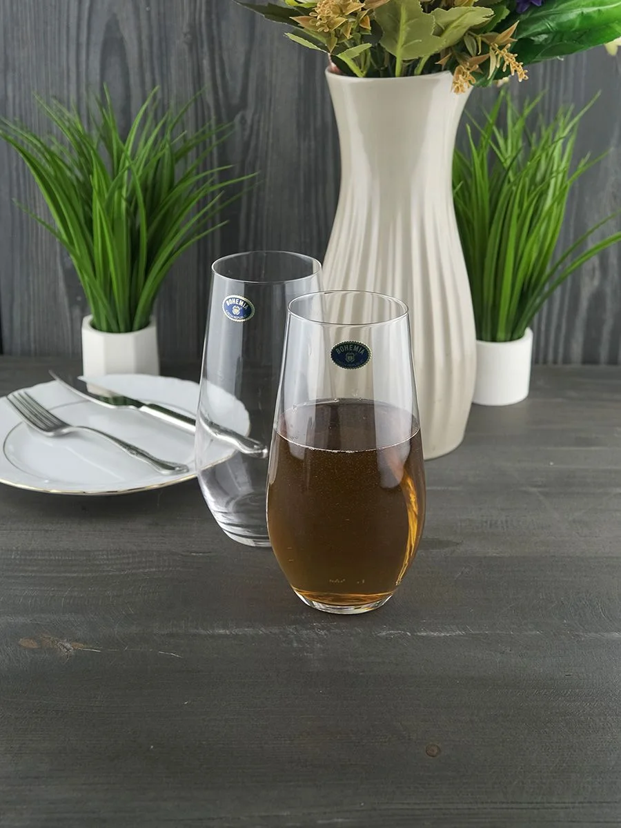 Прозрачный набор стаканов для воды Crystalite Bohemia Columba 580 мл (6 шт)