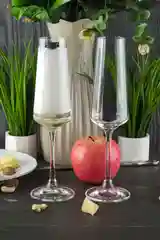 Прозрачный набор бокалов для шампанского Crystalite Bohemia Corvus/naomi 160 мл 2 шт.