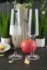Прозрачный набор бокалов для шампанского Crystalite Bohemia Corvus/naomi 160 мл 2 шт.