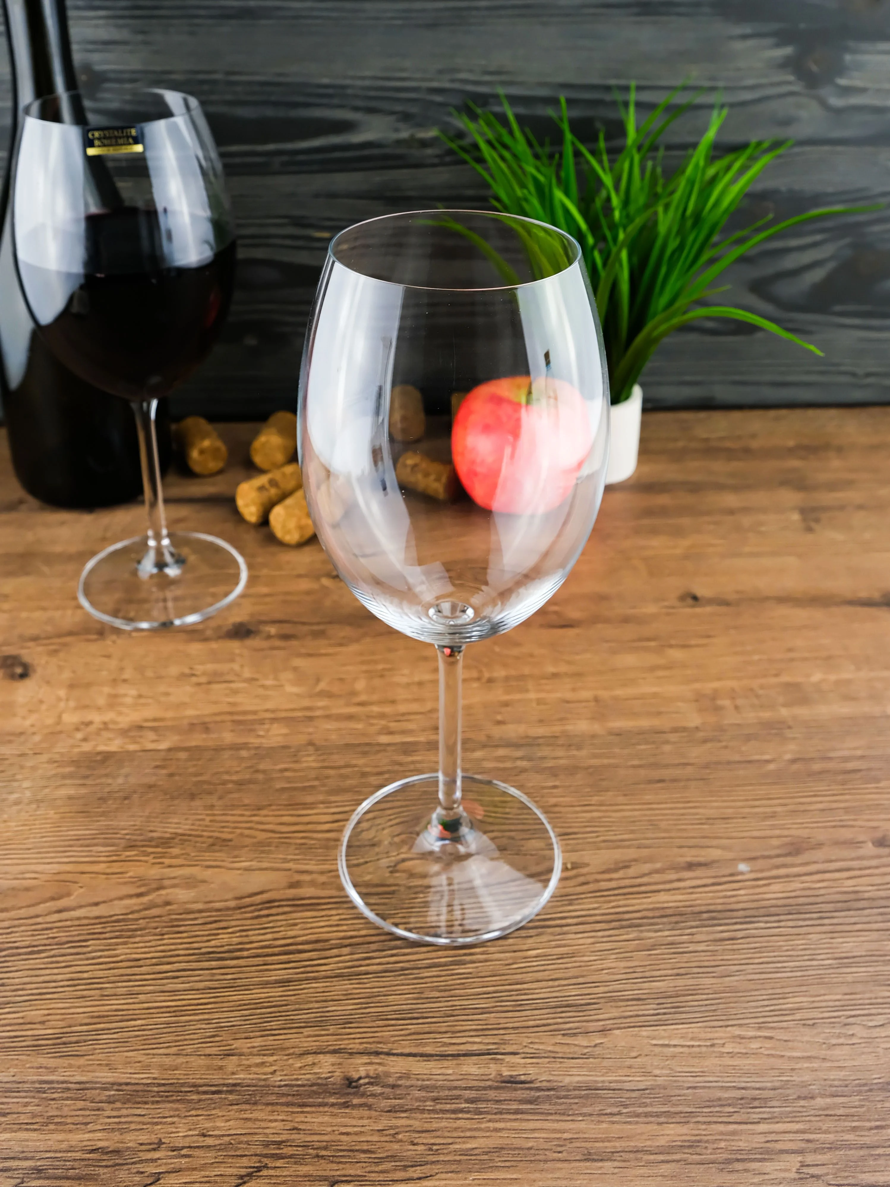 Прозрачный набор бокалов для вина Crystalite Bohemia Colibri/Gastro 580 мл (2 шт)