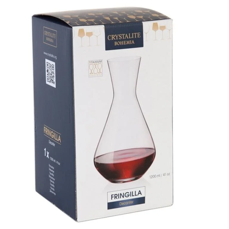 Прозрачный графин Crystalite Bohemia FRINGILLA 1200 мл
