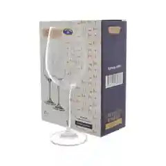 Прозрачный набор бокалов для вина Crystalite Bohemia Colibri/Gastro 350 мл (2 шт)