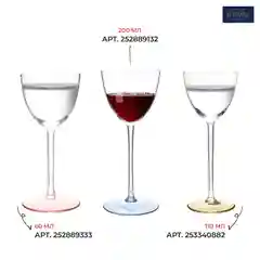 Прозрачный набор бокалов для вина Crystalite Bohemia Suzanne, 200 мл, 6 шт