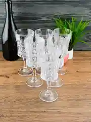 Прозрачный набор бокалов для вина Crystalite Bohemia Diamond 200 мл (6 шт)