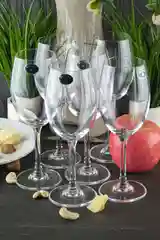 Прозрачный набор бокалов для вина Crystalite Bohemia Sylvia/Klara 250 мл (6 шт)