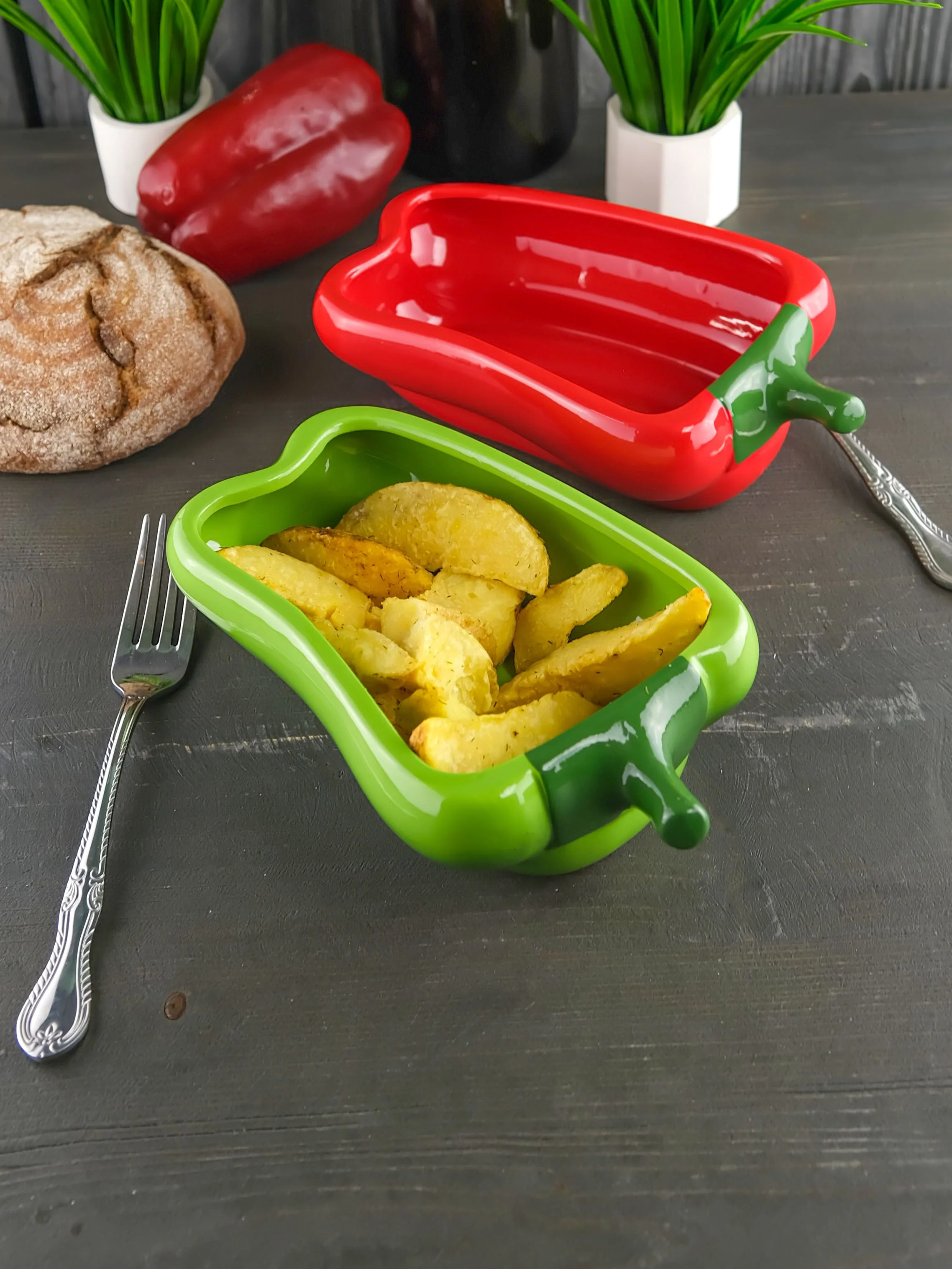 Набор форм для запекания Repast Rich harvest Перцы 600 мл 21*12*6 см 2 шт.