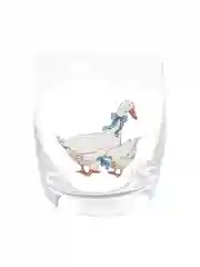 Прозрачный набор стаканов AS Crystal Гуси 290 мл (6 шт)