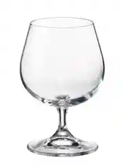 Прозрачный набор бокалов для бренди и коньяка Crystalite Bohemia Sylvia/Klara 400 мл (6 шт)
